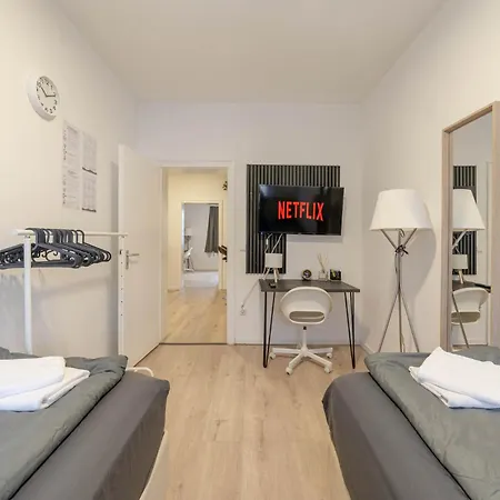 Zentral Fuer 6 Naehe Messe & Hbf Mit Balkon Und Wlan Apartman Essen