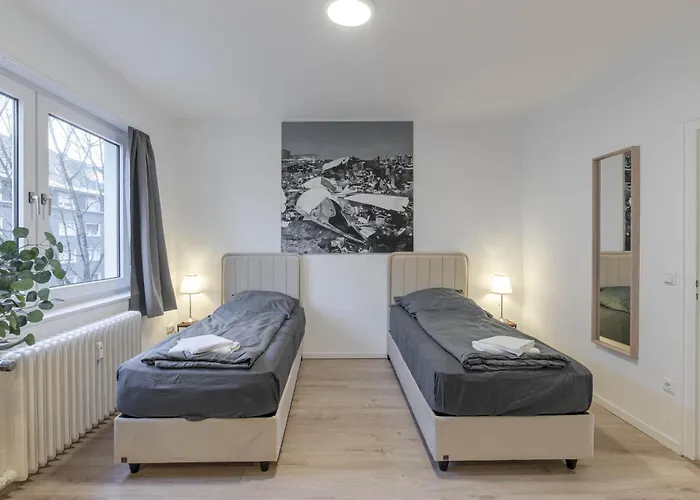 Zentral Fuer 6 Naehe Messe & Hbf Mit Balkon Und Wlan Lejlighed Essen