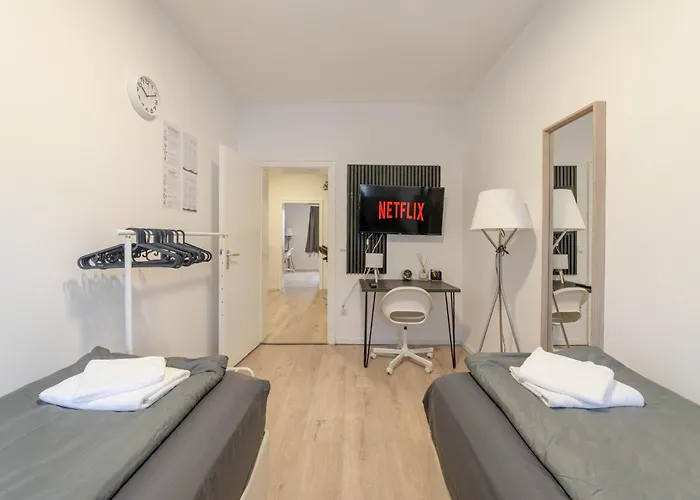 Zentral Fuer 6 Naehe Messe & Hbf Mit Balkon Und Wlan Lejlighed Essen