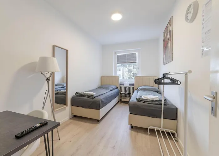 Zentral Fuer 6 Naehe Messe & Hbf Mit Balkon Und Wlan Lejlighed *